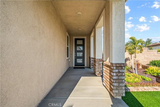 view of entrance to property