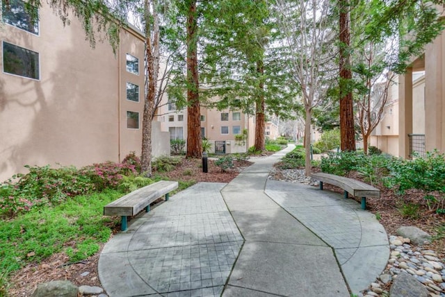 view of home's community with a patio