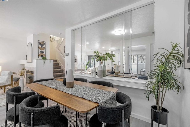 dining room featuring light wood-type flooring