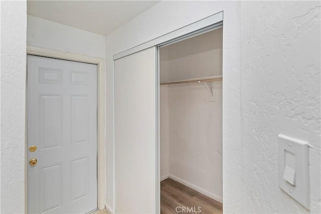 view of closet