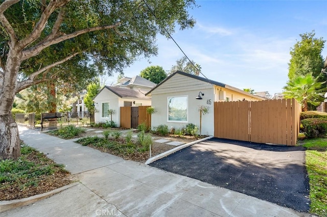 view of ranch-style house