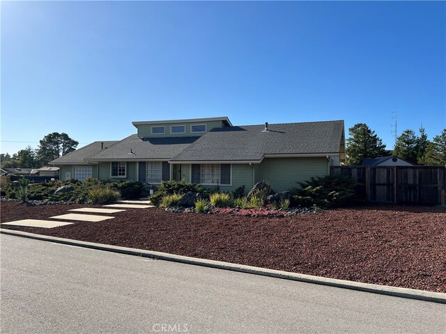 view of front of house