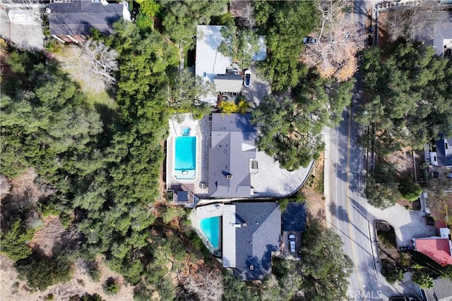 birds eye view of property featuring a residential view