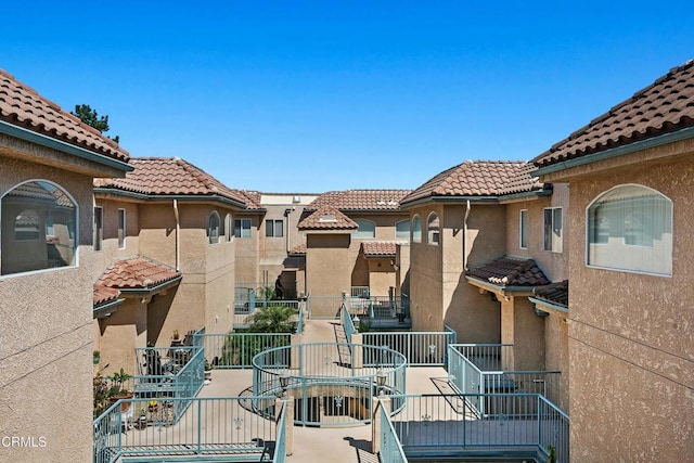 exterior space with a residential view