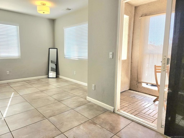 view of tiled foyer