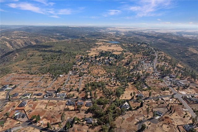 5045 Malibu Dr, Paradise, CA 95969 - aerial view of property and surrounding area featuring a mountain backdrop