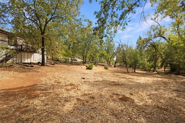 5045 Malibu Dr, Paradise, CA 95969 - view of yard with stairs