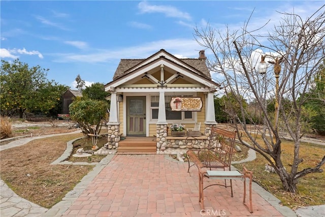 view of front of home