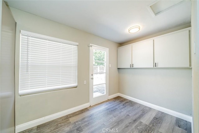 washroom featuring light hardwood / wood-style flooring