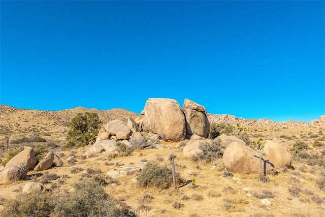 view of mountain feature