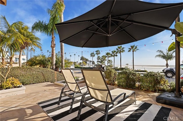 2614 Ocean Blvd, Corona Del Mar, CA 92625 - view of patio / terrace featuring a water view