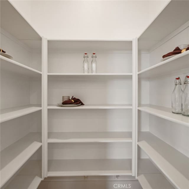 view of pantry