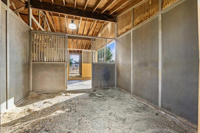 view of horse barn