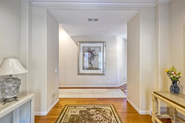 15615 Pauma Valley Dr, Pauma Valley, CA 92061 - corridor with wood finished floors
