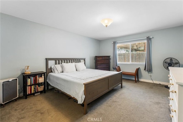 bedroom featuring carpet floors