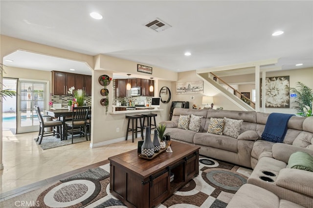 view of living room