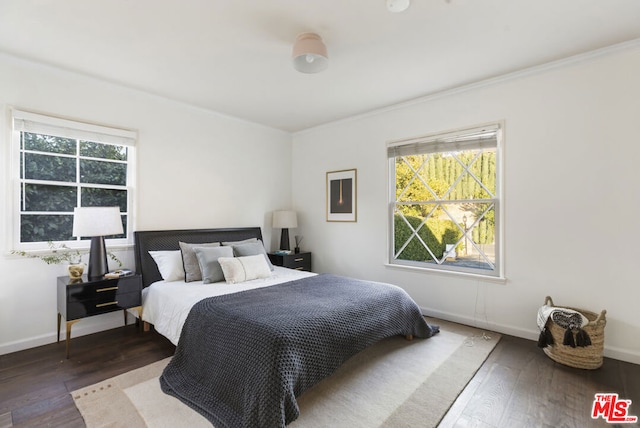 bedroom featuring hardwood / wood-style flooring