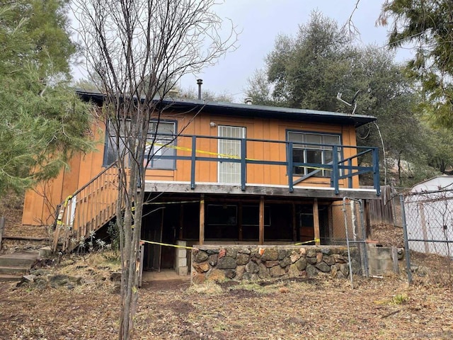 view of rear view of house