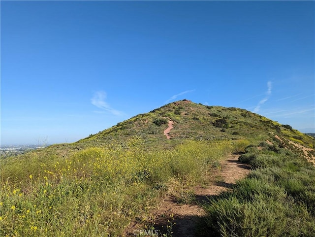 view of mountain feature