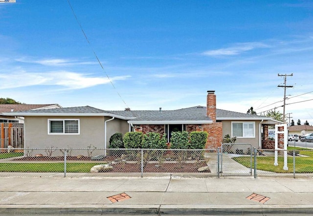 view of ranch-style house