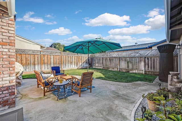 view of patio