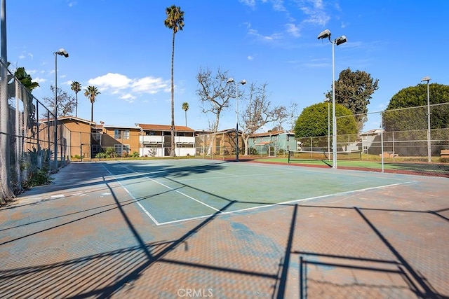 view of sport court