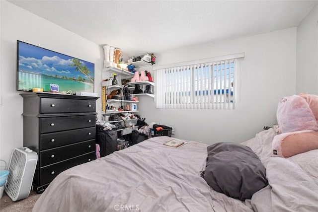 bedroom featuring carpet floors