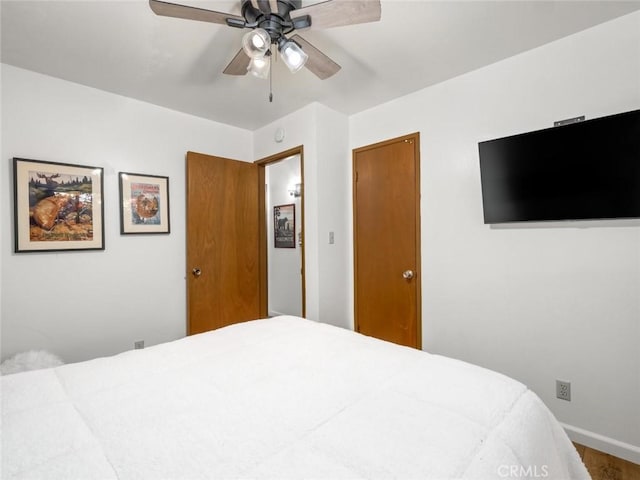 1153 Silvertip Ln, Fish Camp, CA 93623 - bedroom featuring ceiling fan