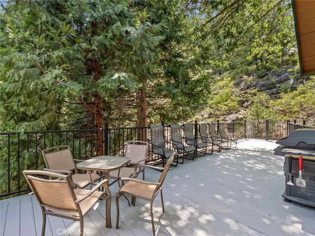 1153 Silvertip Ln, Fish Camp, CA 93623 - view of patio / terrace featuring a wooden deck