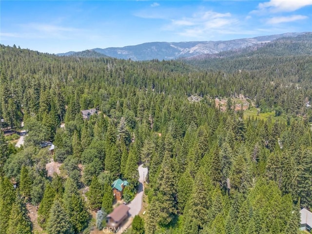 1153 Silvertip Ln, Fish Camp, CA 93623 - birds eye view of property with a mountain view