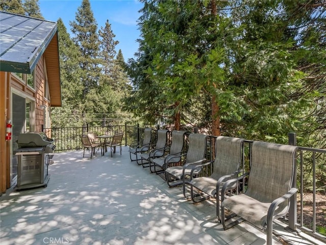 1153 Silvertip Ln, Fish Camp, CA 93623 - view of patio / terrace with a deck and grilling area