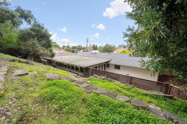 view of rear view of property