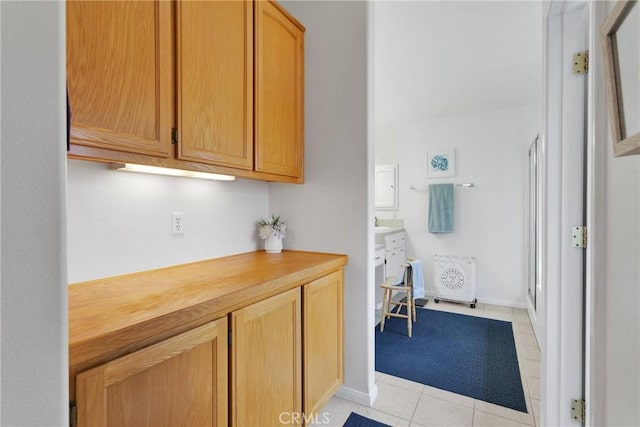 bathroom featuring tile patterned floors