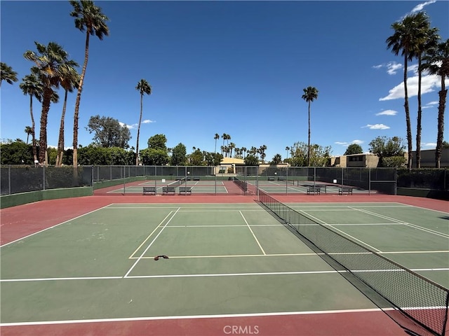 1137 Tiffany Cir S, Palm Springs, CA 92262 - view of tennis court featuring community basketball court