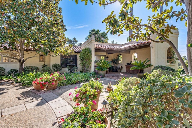 mediterranean / spanish-style house featuring a patio