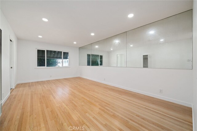 734 Linden Ave Unit 7, Long Beach, CA 90813 - unfurnished room featuring recessed lighting and wood finished floors