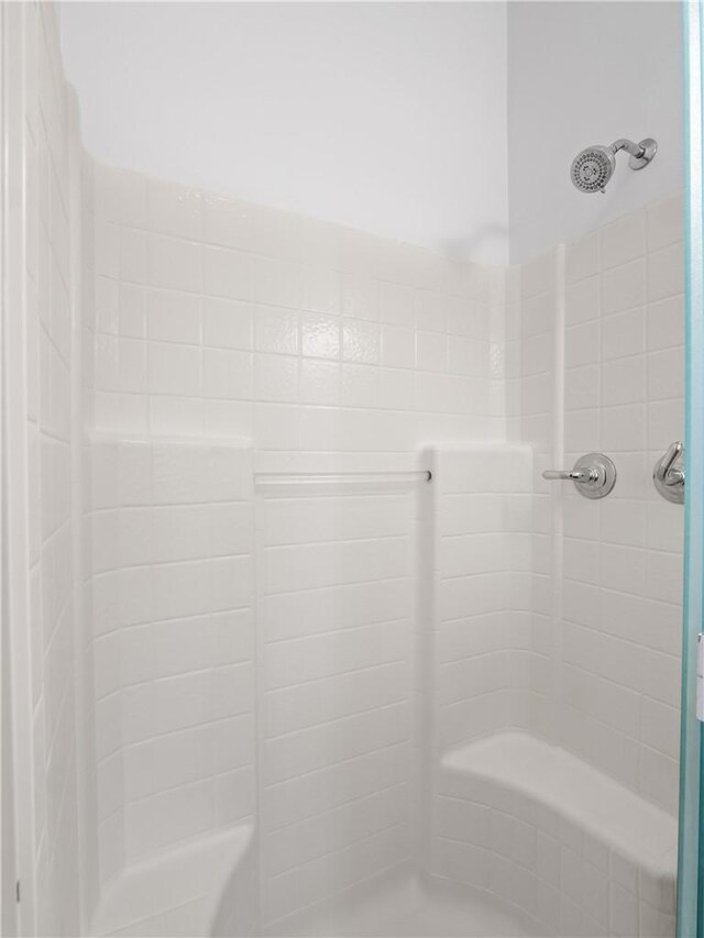 bathroom with walk in shower