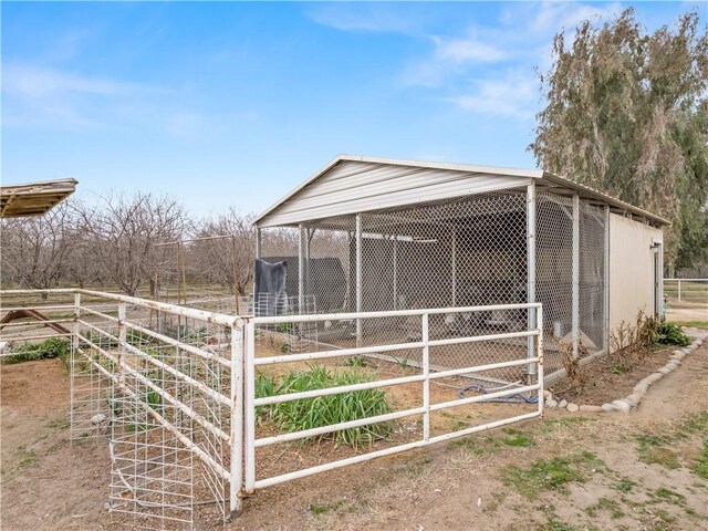 view of outdoor structure