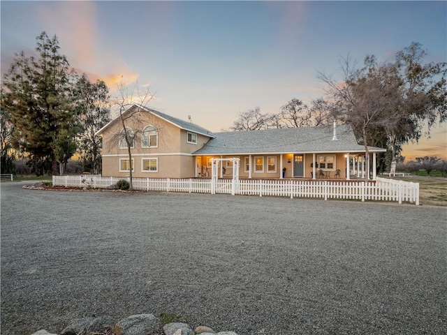 view of front of home