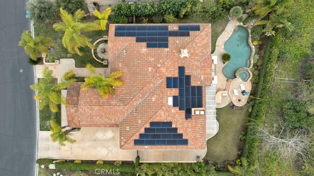 drone / aerial view