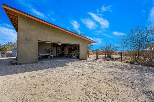 view of rear view of property