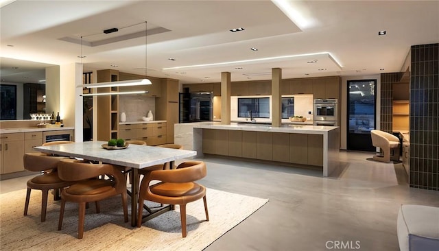 23241 Tasmania Cir, Dana Point, CA 92629 - dining space with concrete flooring