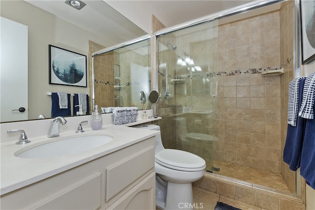 28050 State Highway 189 Unit 212, Lake Arrowhead, CA 92352 - bathroom featuring vanity and a shower stall