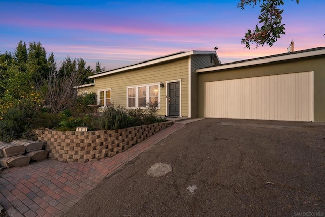 view of ranch-style home