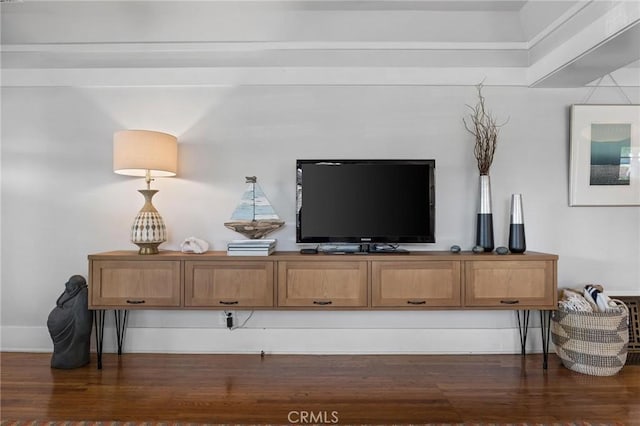 interior space featuring hardwood / wood-style floors