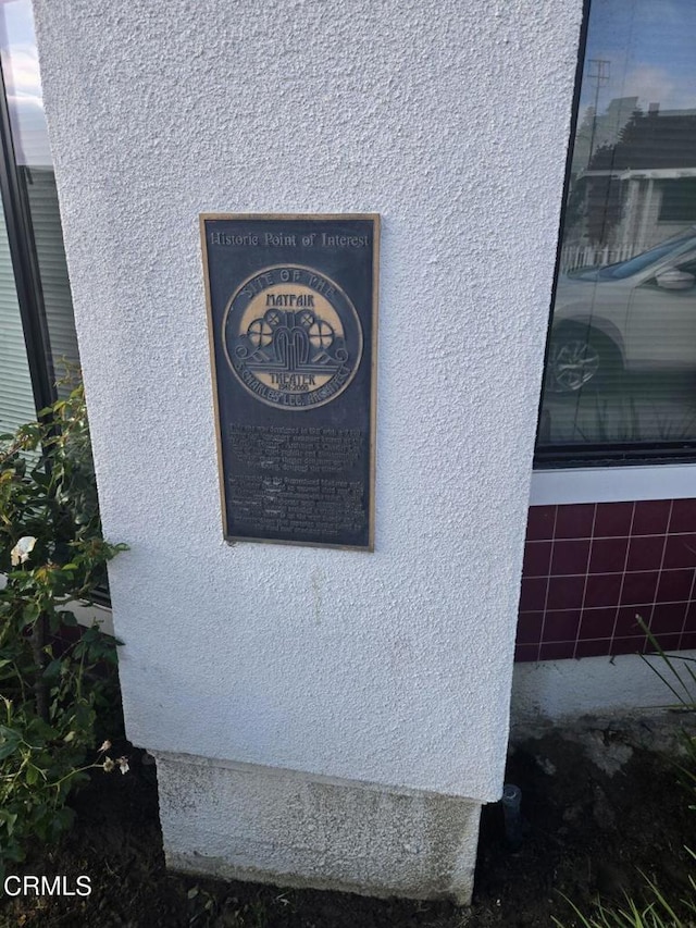 view of exterior details