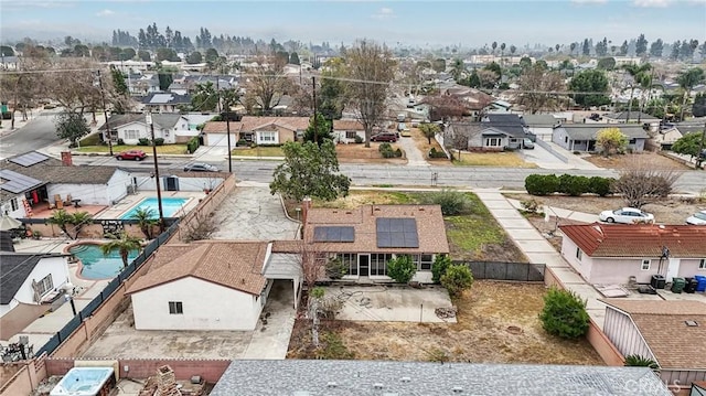 drone / aerial view featuring a residential view