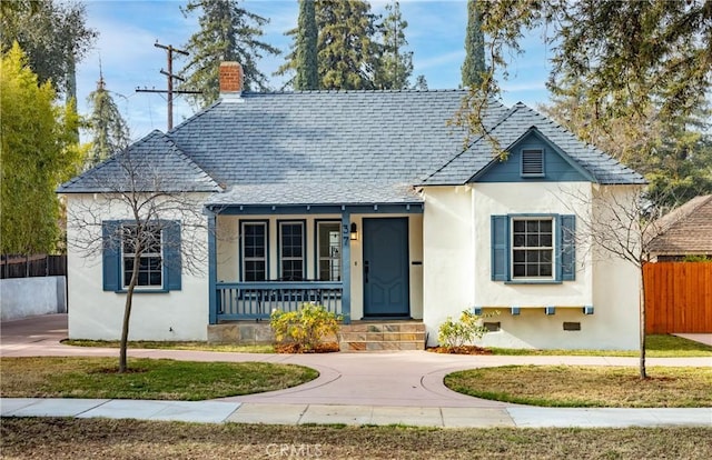 bungalow-style house with a porch