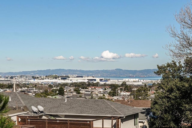 property view of mountains with a water view