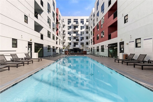 view of pool
